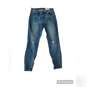 PISTOLA ANAIS ZIP CUFF ANKLE SKINNY JEANS. SZ 30.